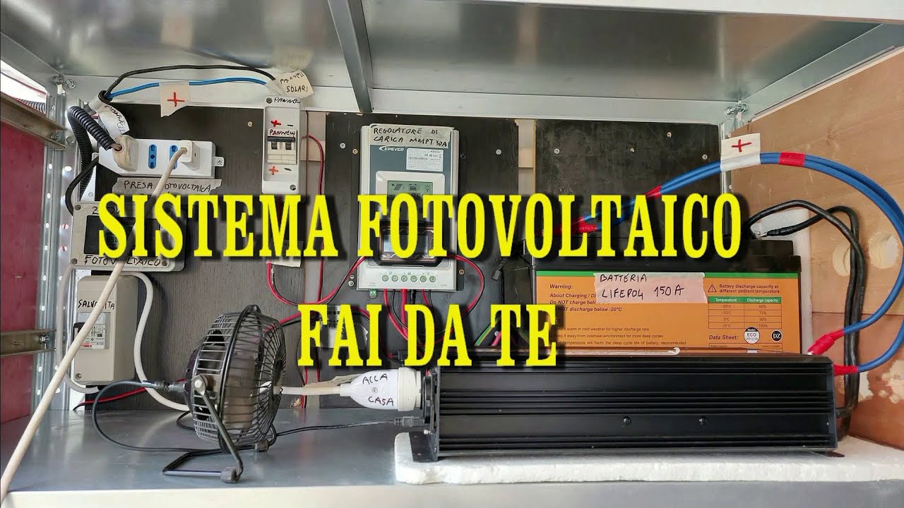 progetto completo fotovoltaico fai da te