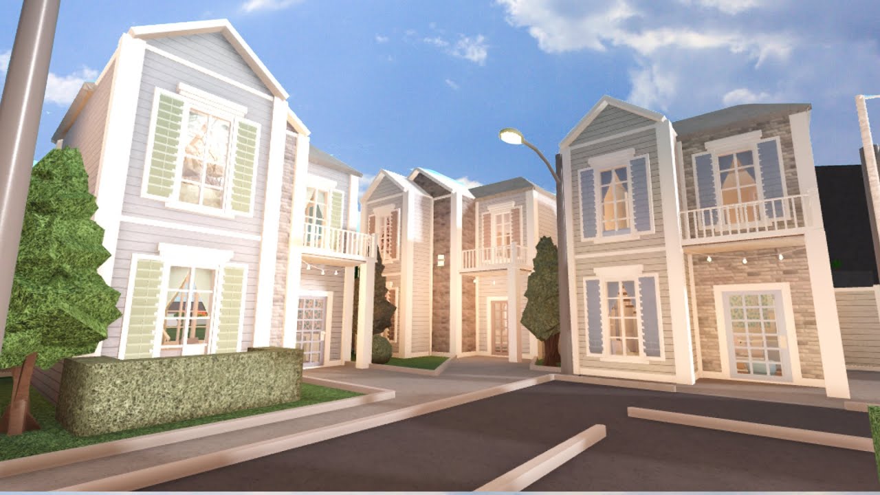 Town Houses | Bloxburg Town Series