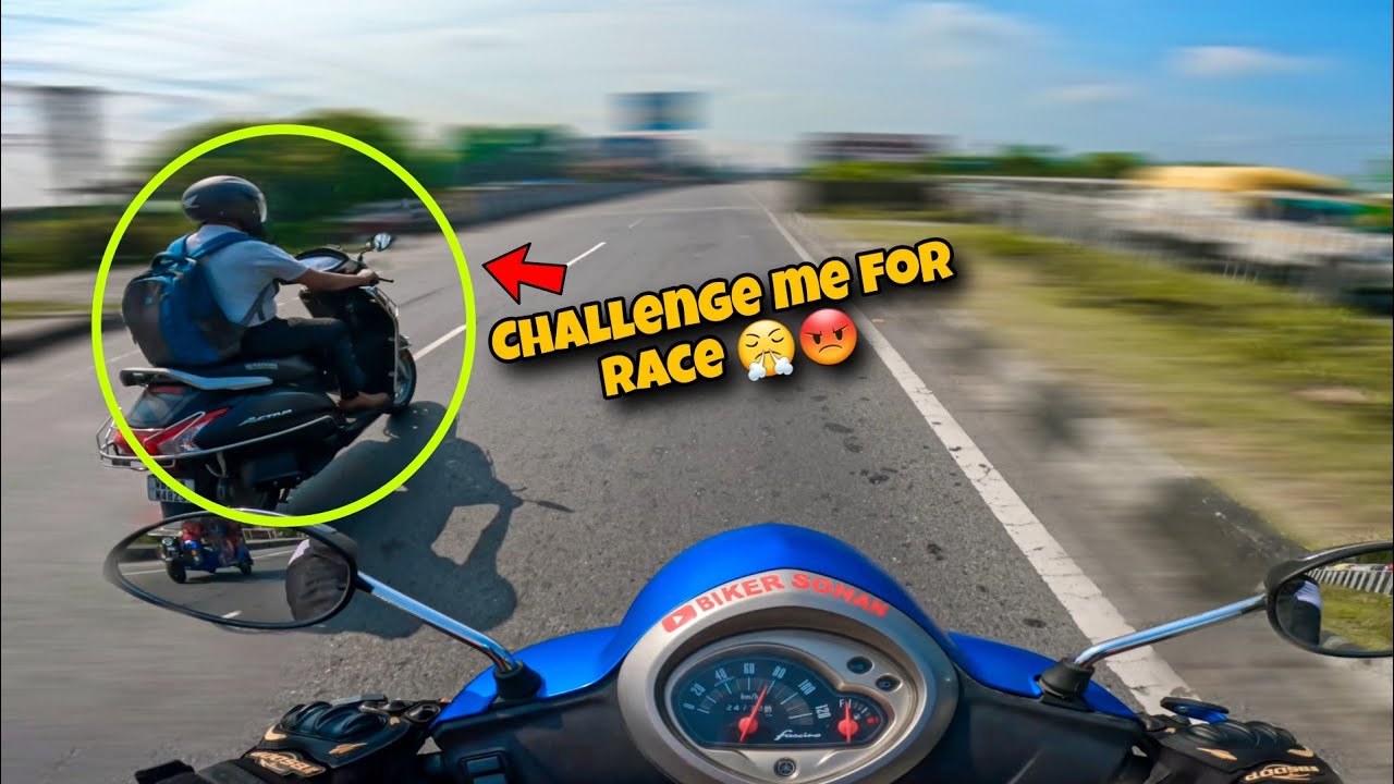 Activa Scooty ke Sathe Race Lag gya😤 400+km Solo Scooty Ride
