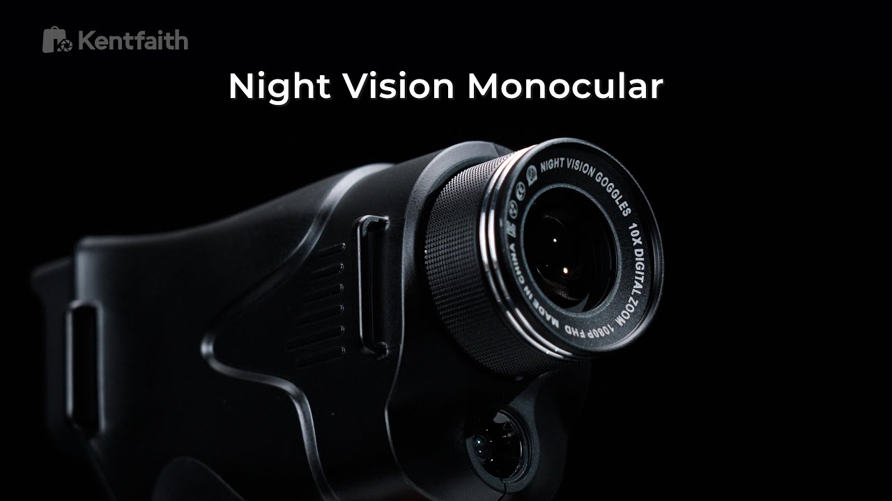 4K Night Vision Monocular for Wildlife Observation, Camping, Night Fishing - Kentfaith