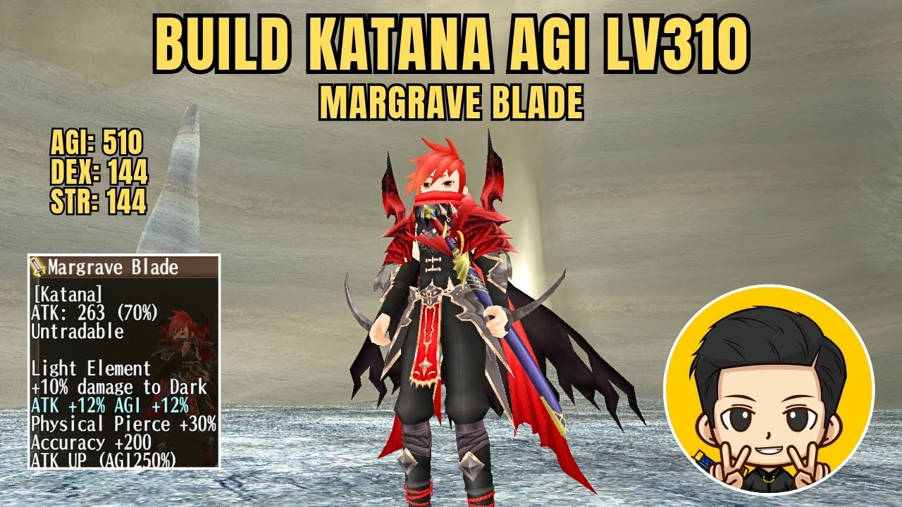 BUILD KATANA AGI LV310 | Margrave Blade | ADS : AGI DEX STR | Toram Online 