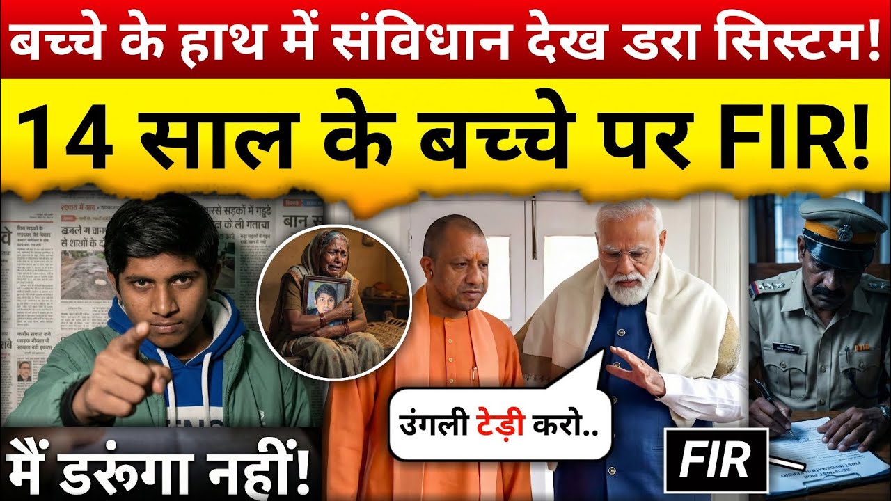 एक सवाल से डर गया सिस्टम? 14 साल के लड़के पर FIR क्यों? | Lucknow Police Case | Real Story