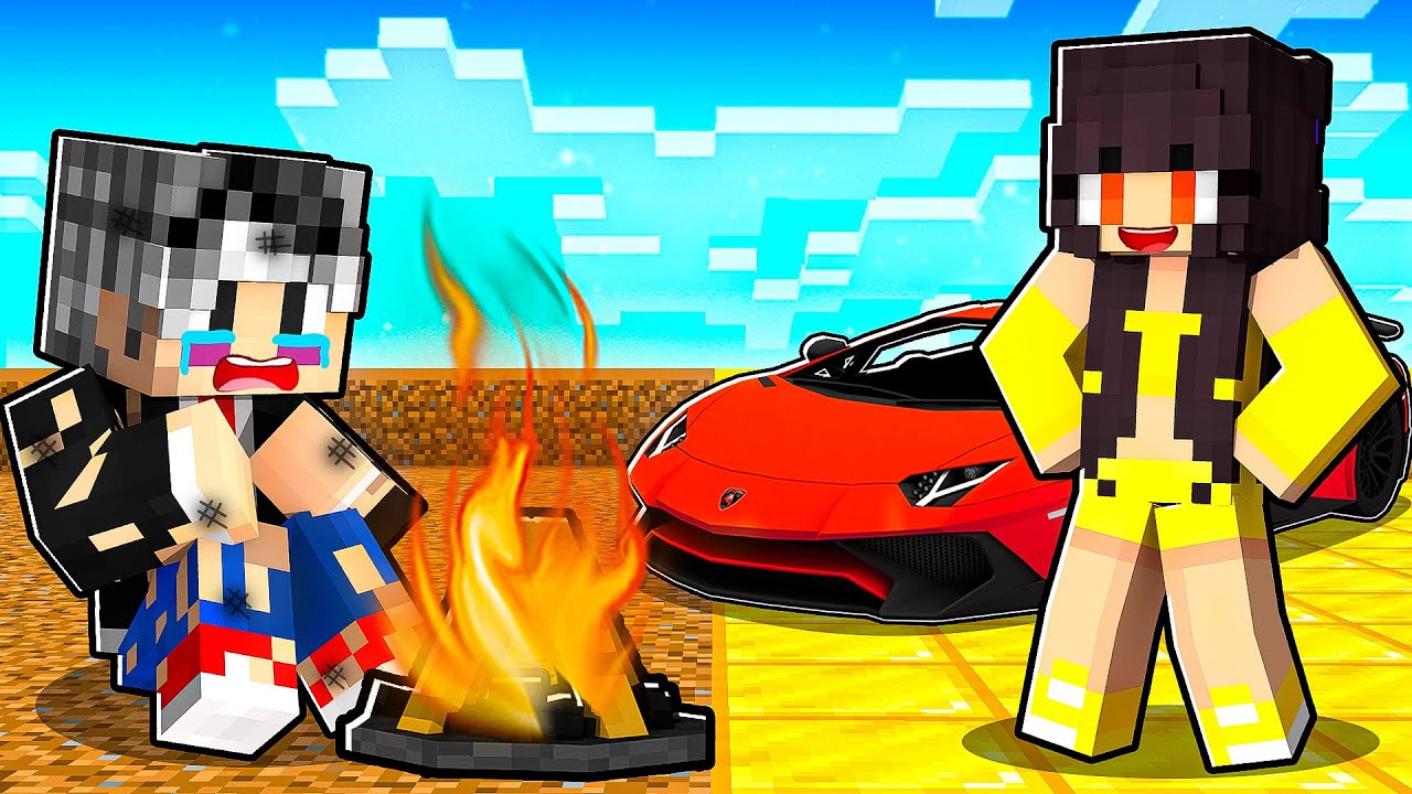 ZENGİN vs FAKİR Medeniyetinde Yükseldim - Minecraft