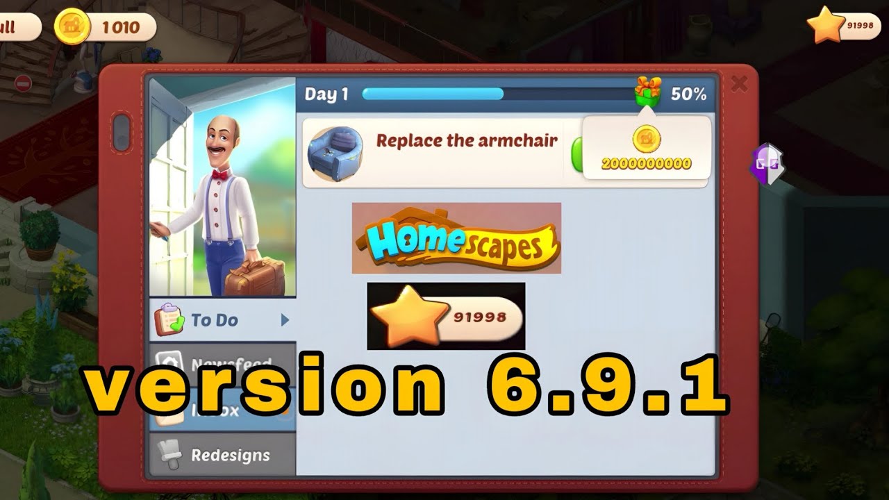 Latest hack method Homescapes Coins stars v6.9.1 GameGuardian No Root