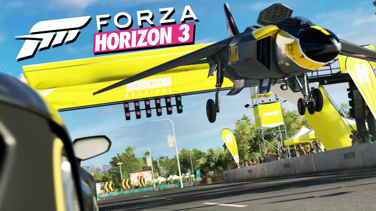 Zagrajmy w Forza Horizon 3 #20 - Wyścig z myśliwcem! Xbox One