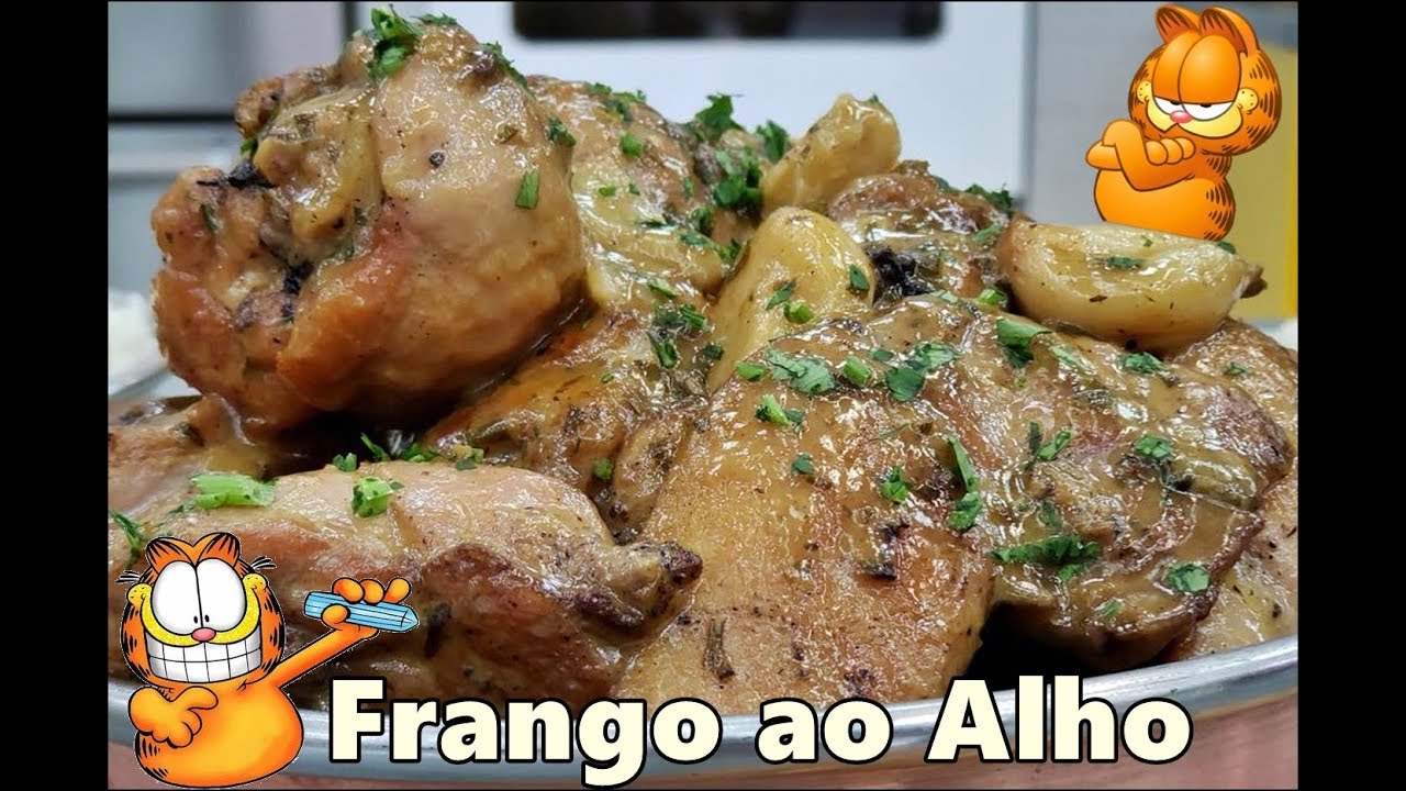 Frango ao Alho Super Saboroso