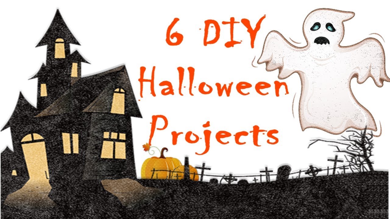 6 DIY Halloween Projects - Ghosts/Pumkins 👻🎃 &Phi;&alpha;&nu;&tau;ά&sigma;&mu;&alpha;&tau;&alpha; &kappa;&alpha;&iota; &Kappa;&omicron;&lambda;&omicron;&kappa;ύ&theta;&epsilon;&sigmaf;