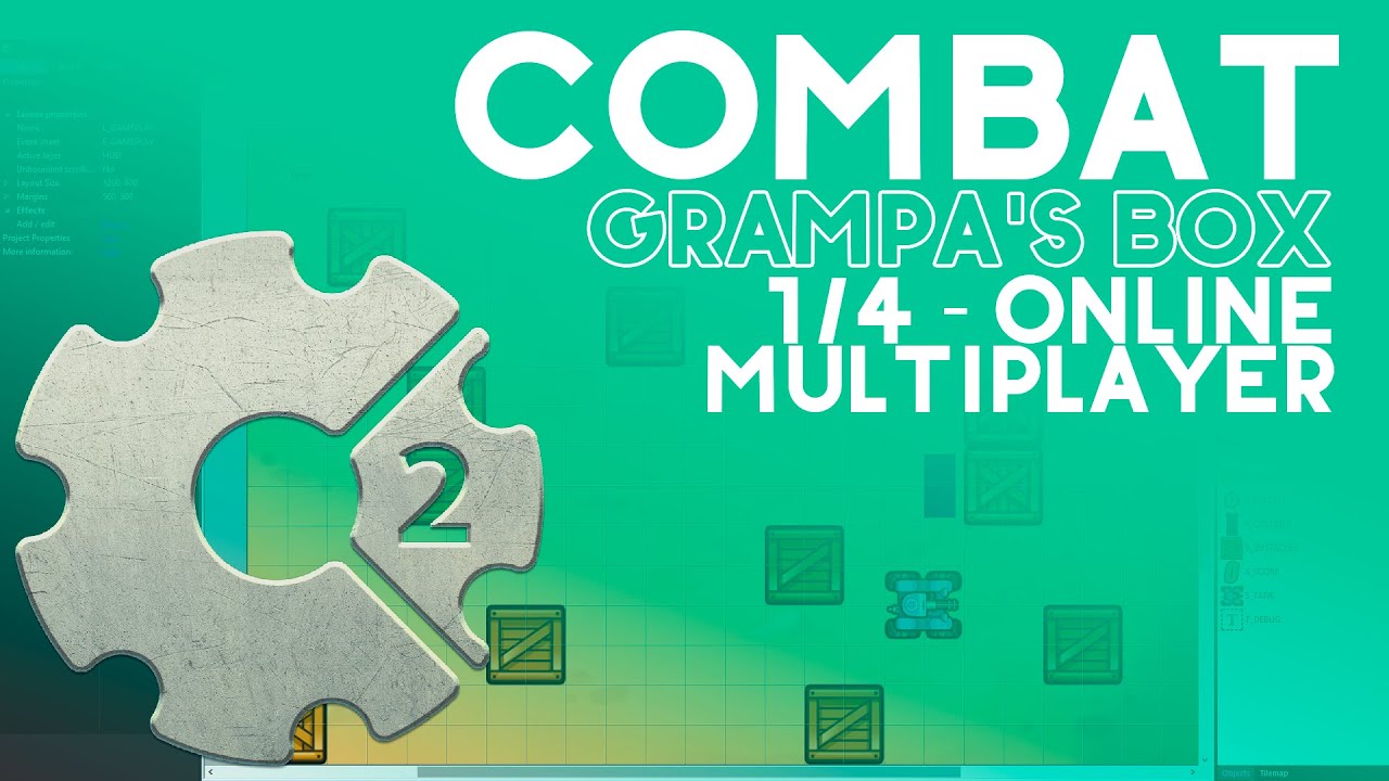 COMBAT 05 Multiplayer 1/4 - Construct 2 - [Grampa's Box]