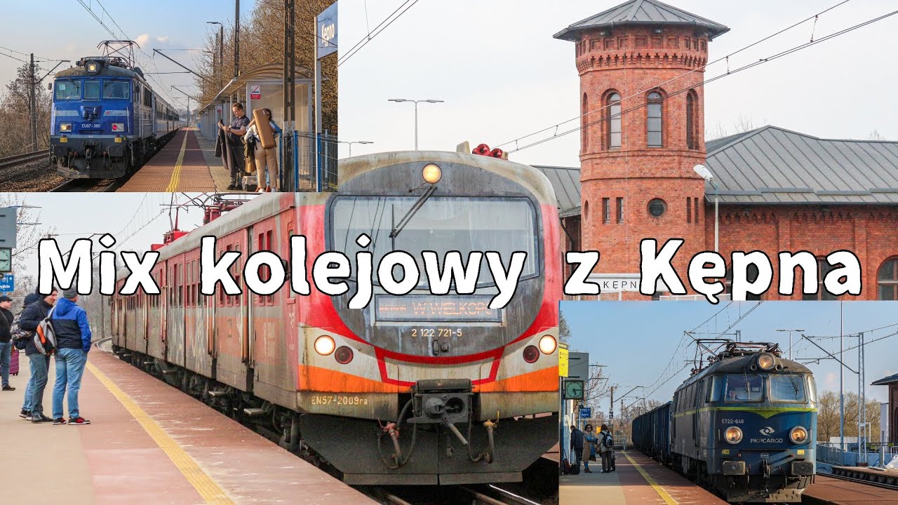 Mix kolejowy z Kępna! Pociągi TLK, IC, PR i nie tylko