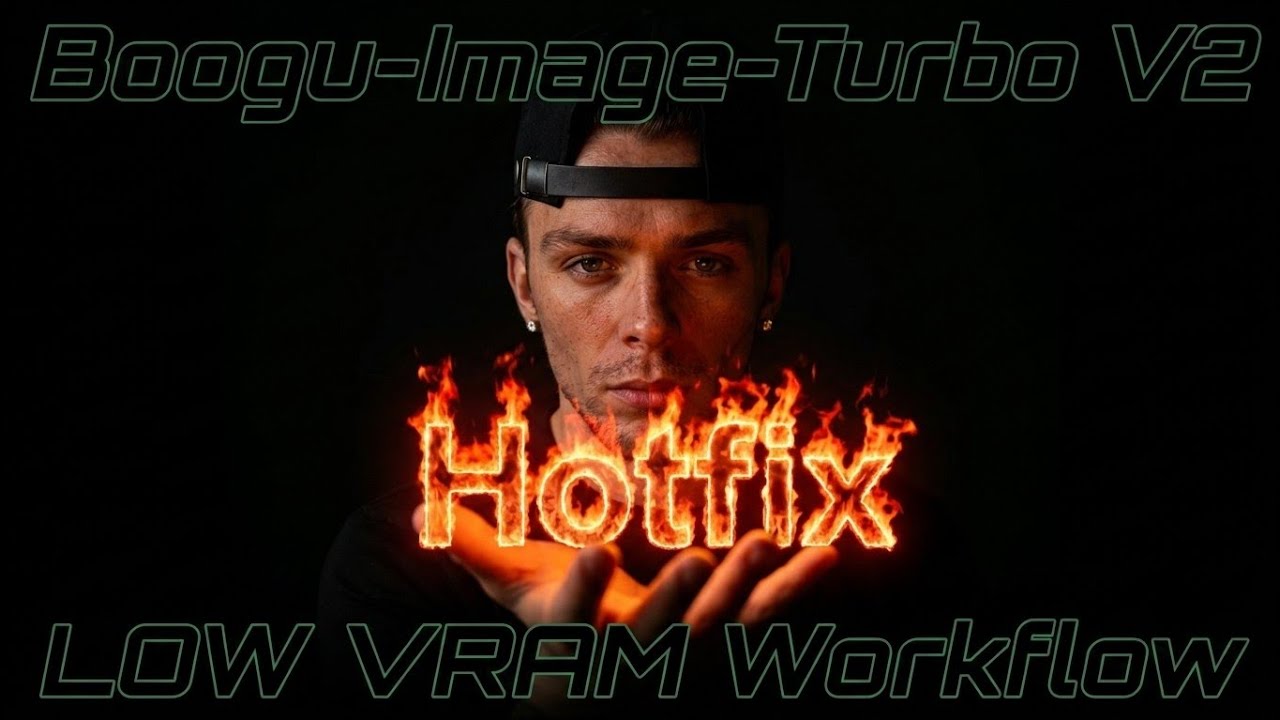 Boogu-Image-Turbo V2 GGUF (Hotfix) | LOW VRAM Workflow