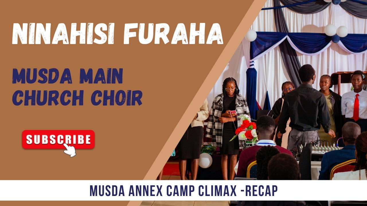 Musda Main Church Choir performs NINAHISI FURAHA at Moi University, Annex Campus