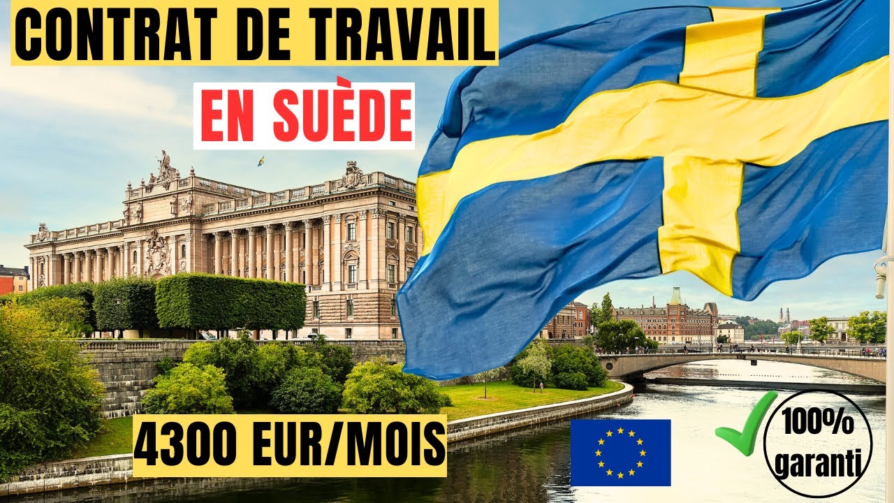 CONTRAT DE TRAVAIL EN SUÈDE 🇸🇪 AVEC 4 300 EUR DE SALAIRE + LOGEMENT OFFERT ! #sweden #life #europe