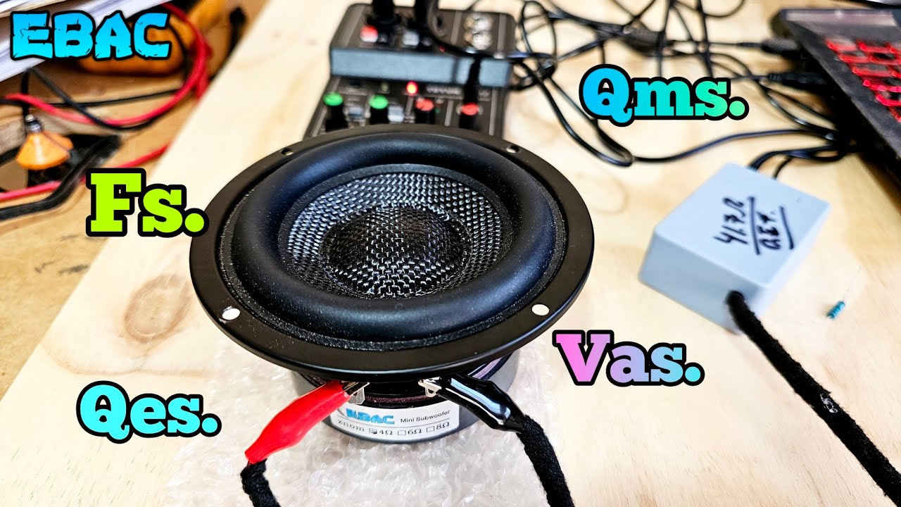 Así se sacan Los parámetros Thielle Small de los Subwoofers y bocinas | EBAC