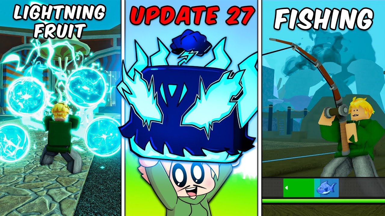 LIGHTNING! MANCING! SEMUA Perubahan UPDATE 27 BLOX FRUITS!!!