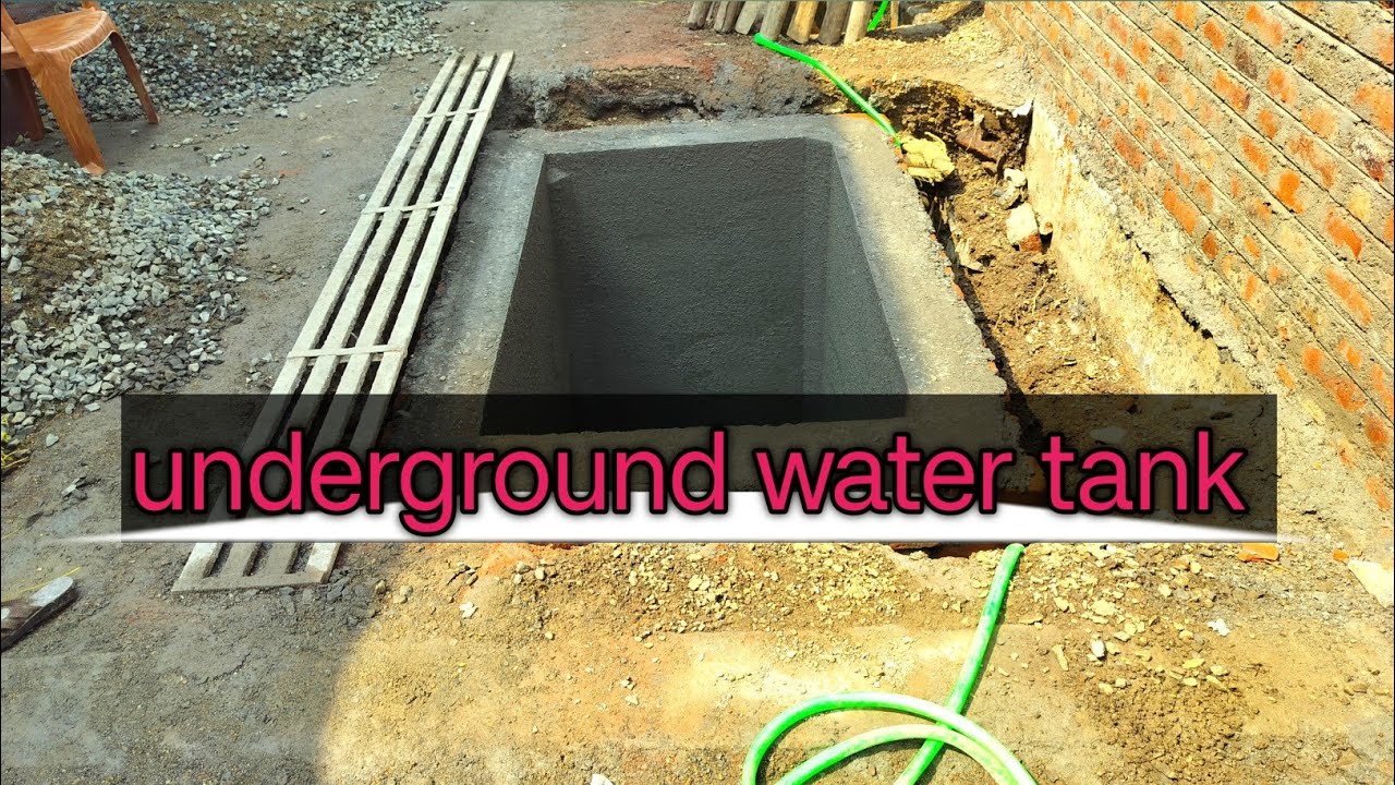 underground water tank installation water storage
