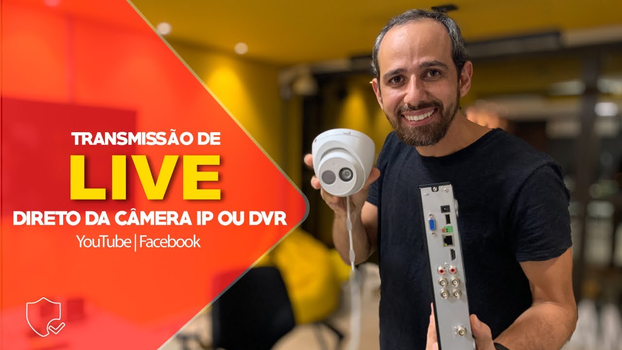 SIM NEXT LIVE direto da CÂMERA OU DVR | YouTube e Facebook