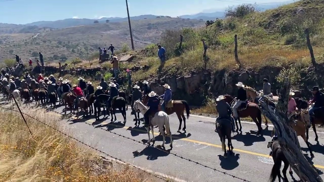 Cabalgata Honor Alas Animas Benditas Puerto del Aire Victoria Guanajuato 