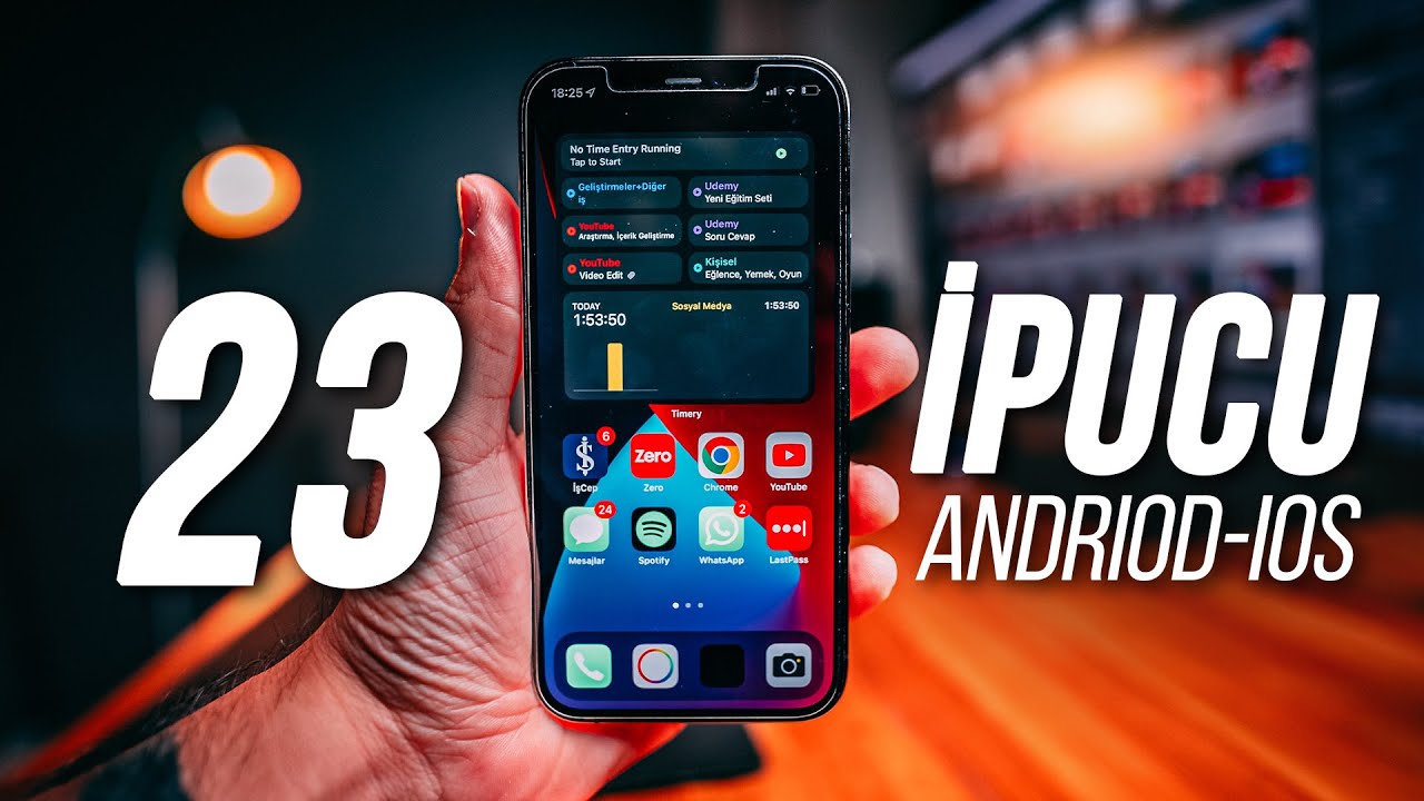 BİLMENİZ GEREKEN 23 AKILLI TELEFON İPUCU / Android+IOS
