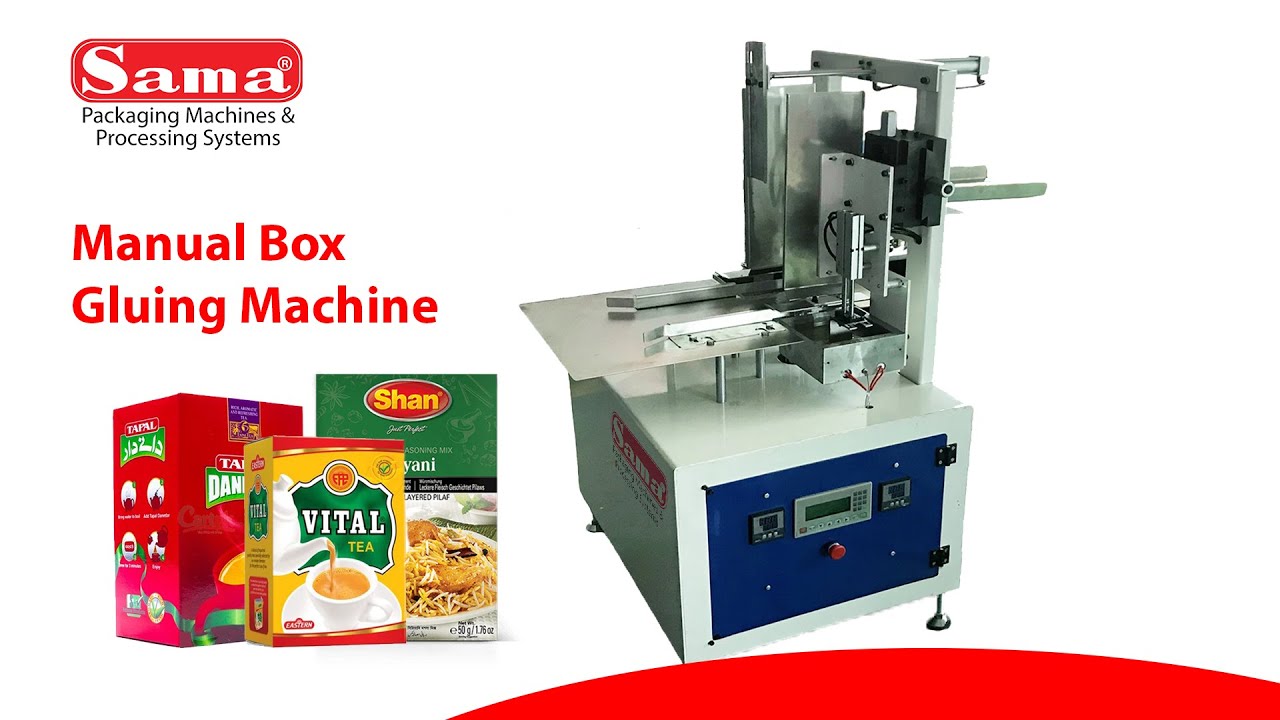 Manual Box Gluing Machine