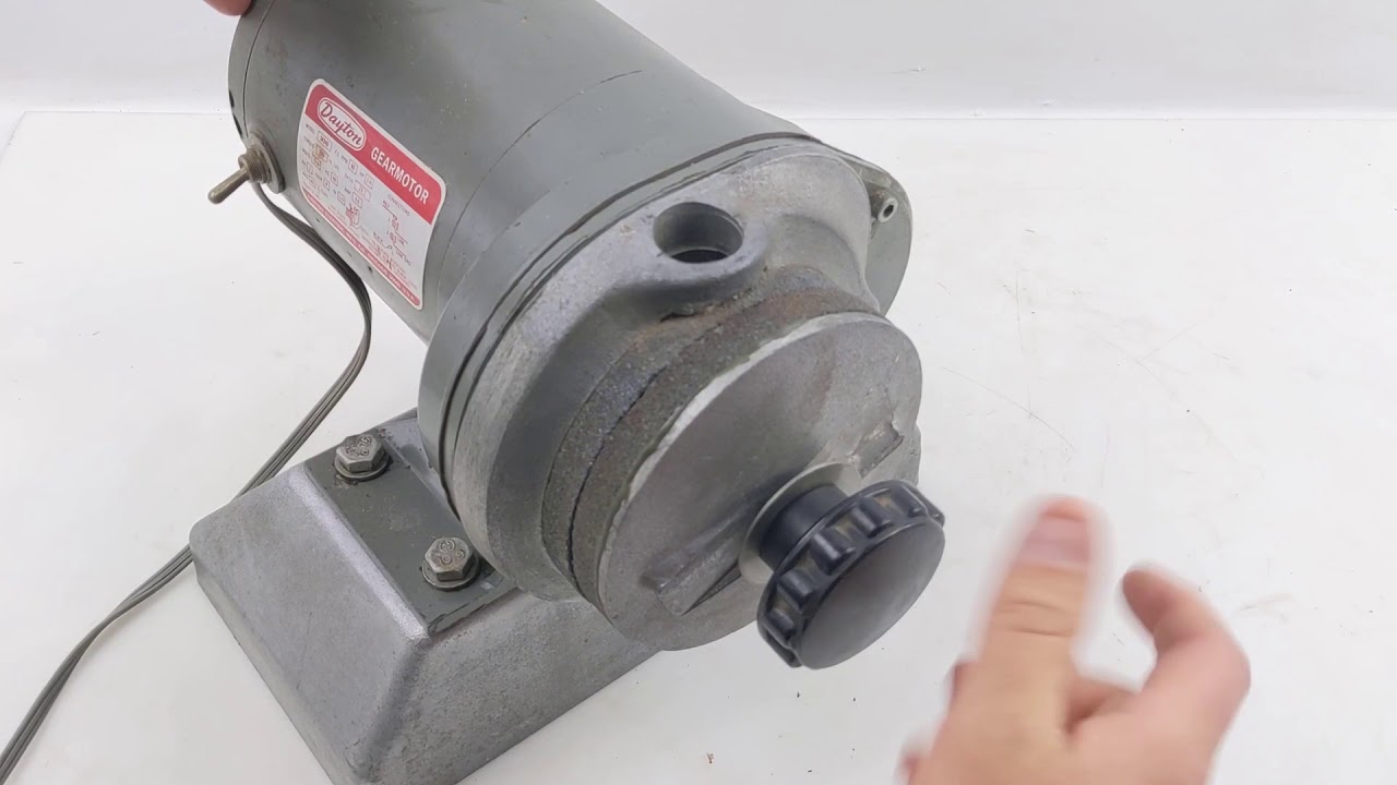 Dayton Gearmotor 5K940 Mil Rite Stone Grain Flour Cereal Mill Wheat Grinder Retsel