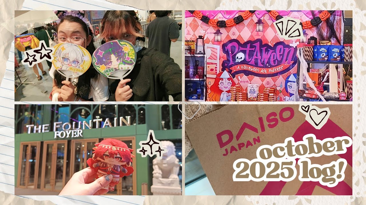 october 2025 log | events & daily things! 𐙚˙⋆.˚ ᡣ𐭩