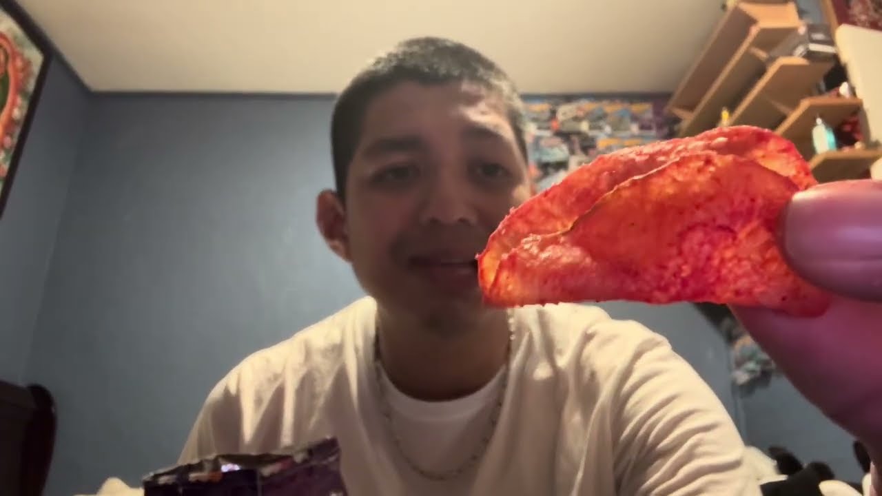 Trying Mexican chips and ratingthem