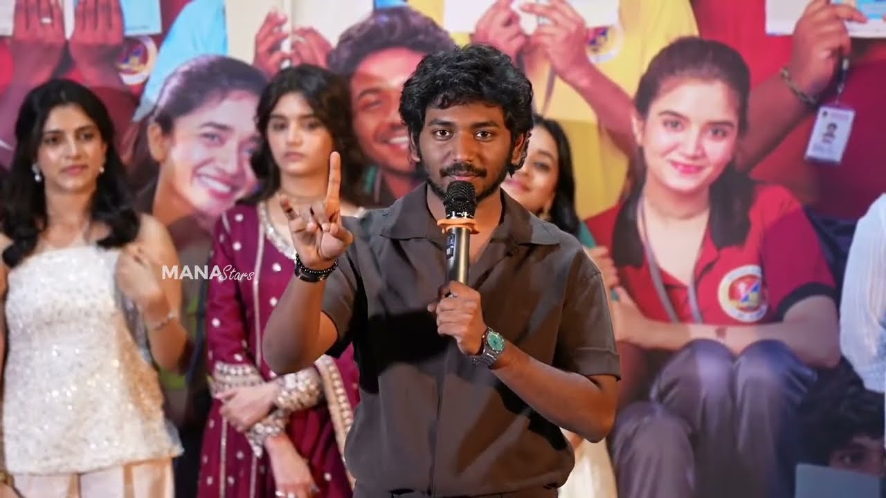 Actor & Director Ken Karunas Speech @ Youth Movie Press Meet