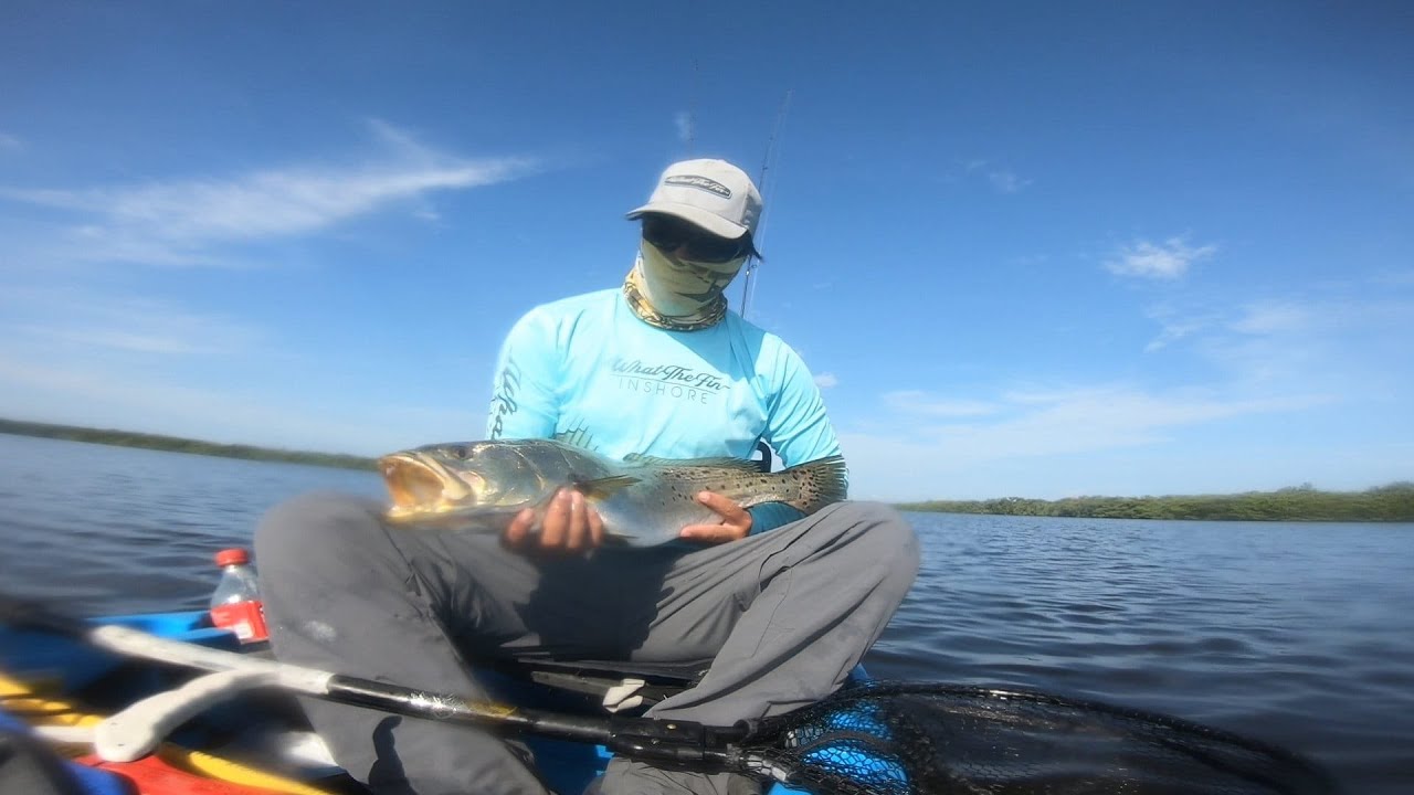 Exploring a NEW Spot KAYAK Fishing in the Indian River Lagoon