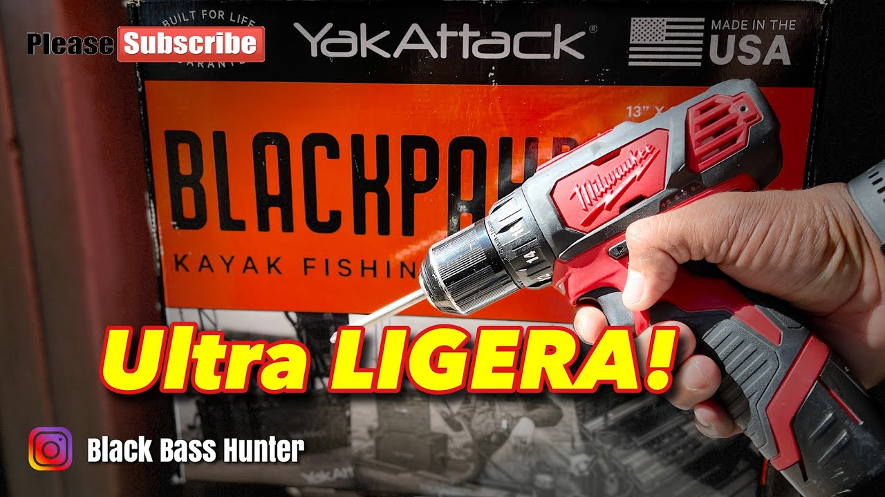 YakAttack BlackPak PRO la caja para PESCA en Kayak ULTRA LIGERA!!