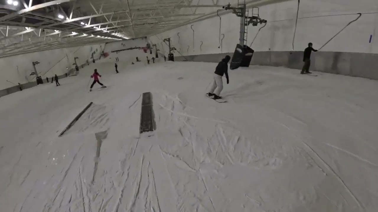 An evening skiing at XScape in Castleford