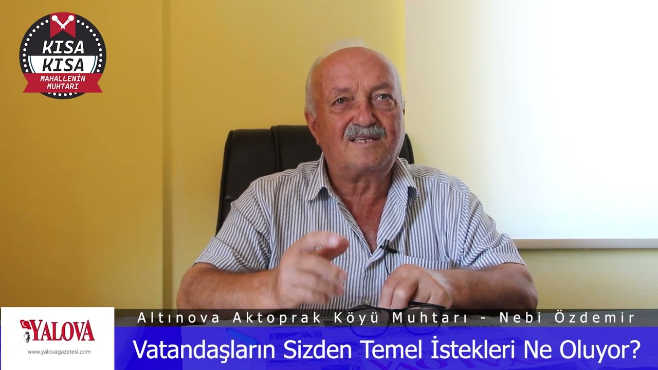 Özdemir: “Ana Sorunumuz Su”