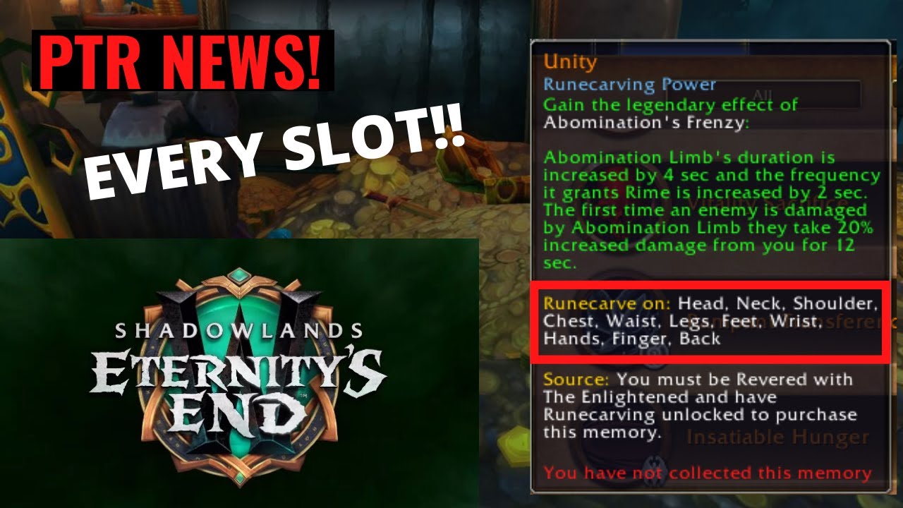 Covenant swapping legendary in EVERY slot? - 9.2 legendary goldmaking is looking incredible!