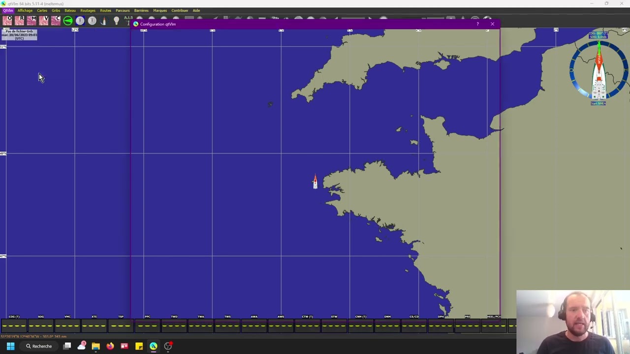 Découverte QtVlm 2023 - Pour les débutants - TUTO rapido Navigation gratuite