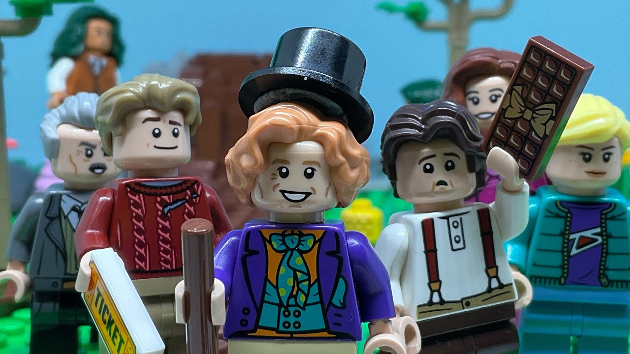 Lego Willy Wonka and the Chocolate Factory  | Lego Stop Motion