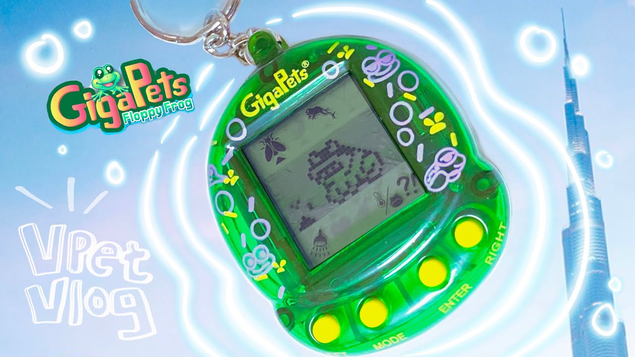 I spent 2 weeks with a digital pet frog 🐸 Vpet Vlog