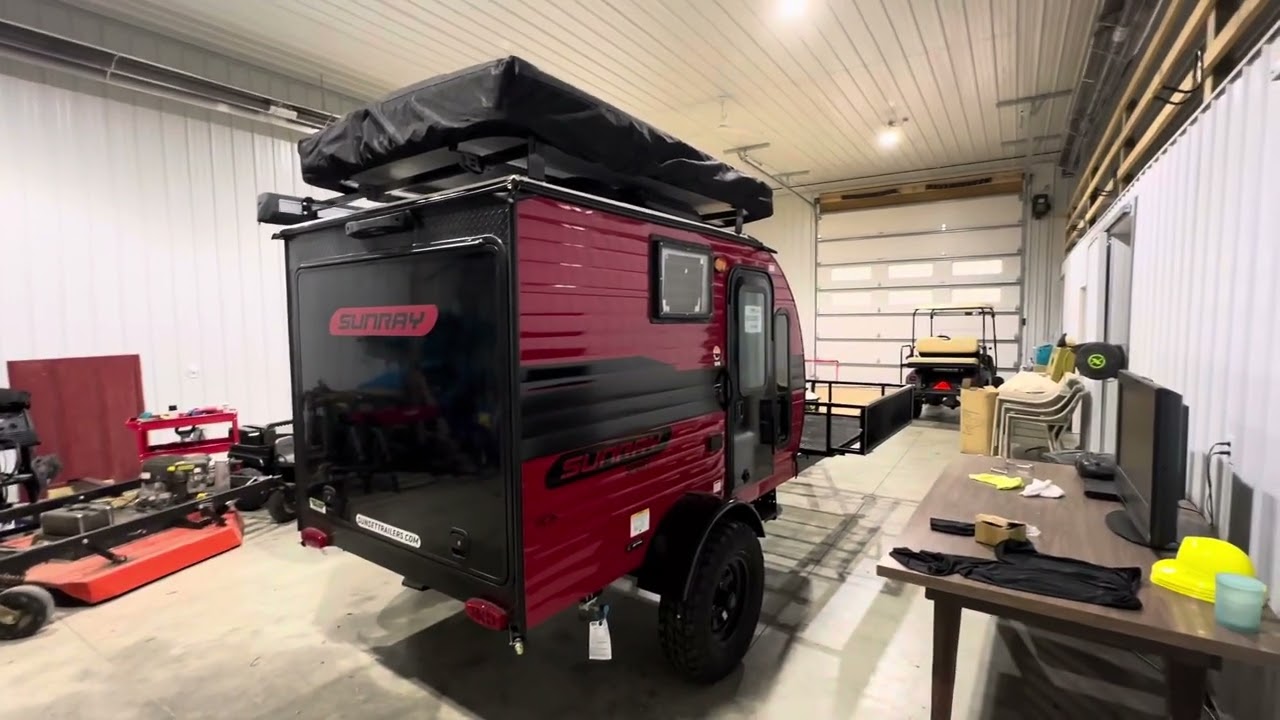 Sunray Sport 109E Camper - Rooftop Tent & Hauler Upgrades
