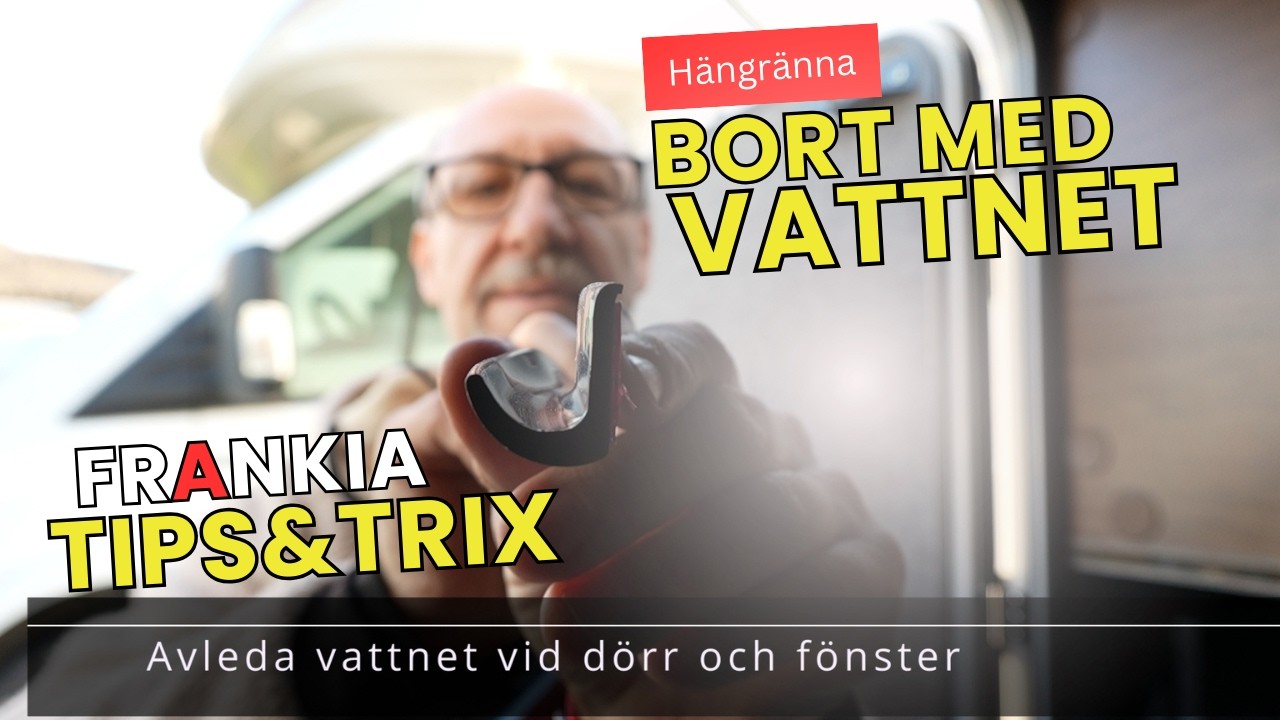 Hängränna på husbilen 