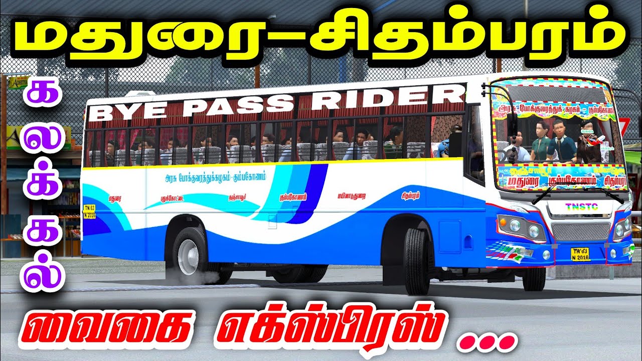 🎀🤩💯TNSTC-KUM🔥VAIGAI EXPRESS BUS🐎🥰|DRIVING ON ETS2 GAME PLAY | SP GAMING