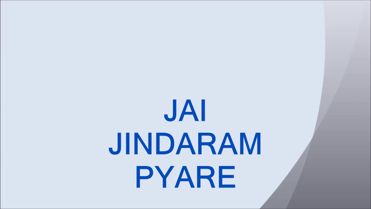 WAQTGURU JINDARAM 600 MASTANA-JAI JINDARAM PYARE
