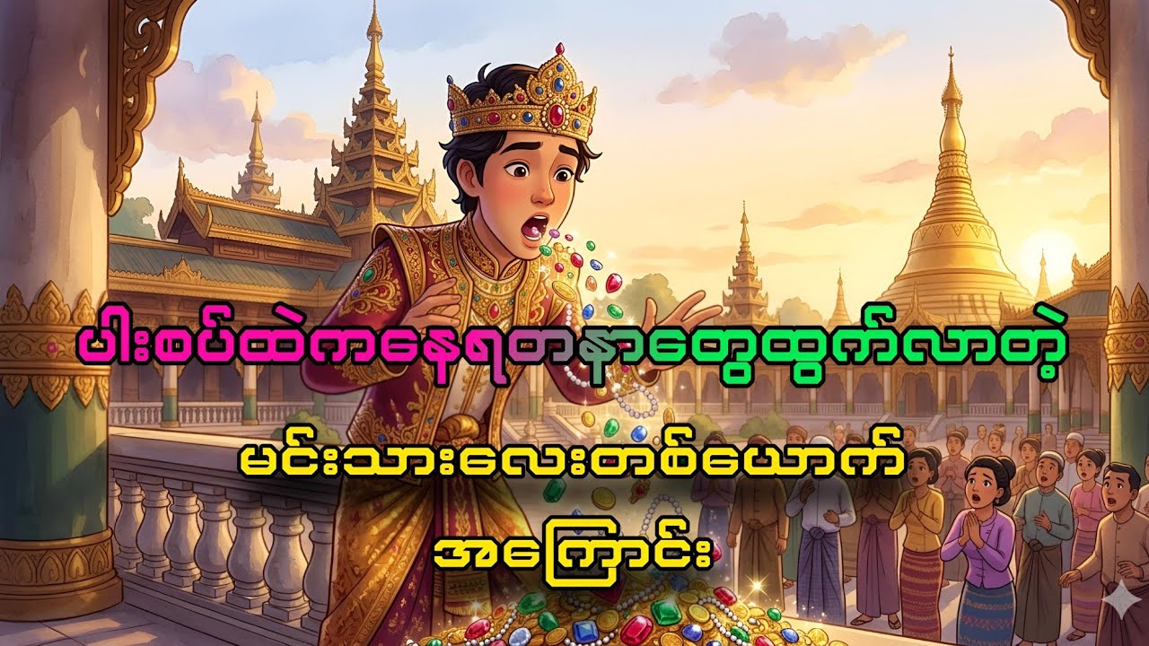 ပါးစပ်ထဲကနေ ရတနာတွေထွက်တဲ့ မင်းသားလေး