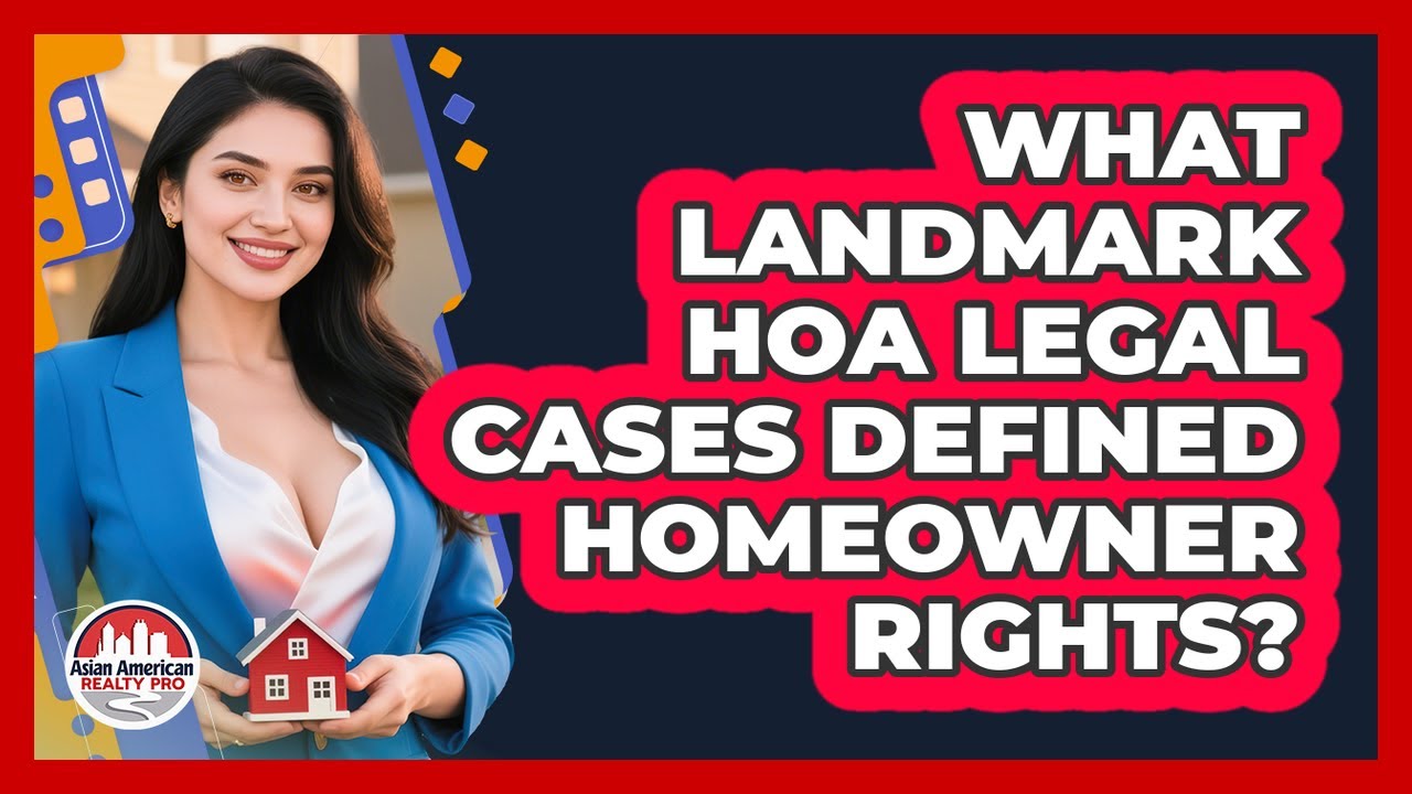 What Landmark HOA Legal Cases Defined Homeowner Rights? - Asian American Realty Pro