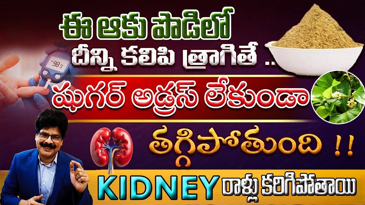 షుగర్ ఉన్నవారికి అమృతంలాంటి ఆకులు | Natural Insulin: The Miracle of Podapatri Leaves