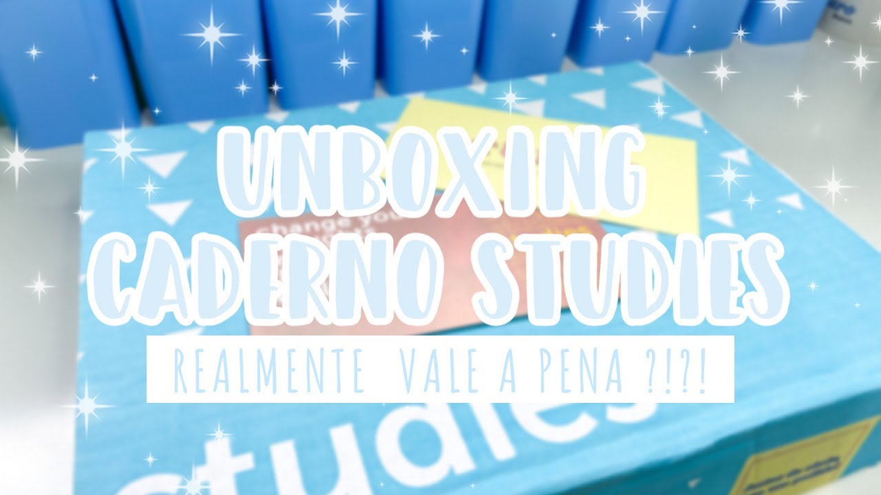 CADERNO STUDIES: MELHOR CADERNO DO MUNDO ?!? | UNBOXING + REVIEW