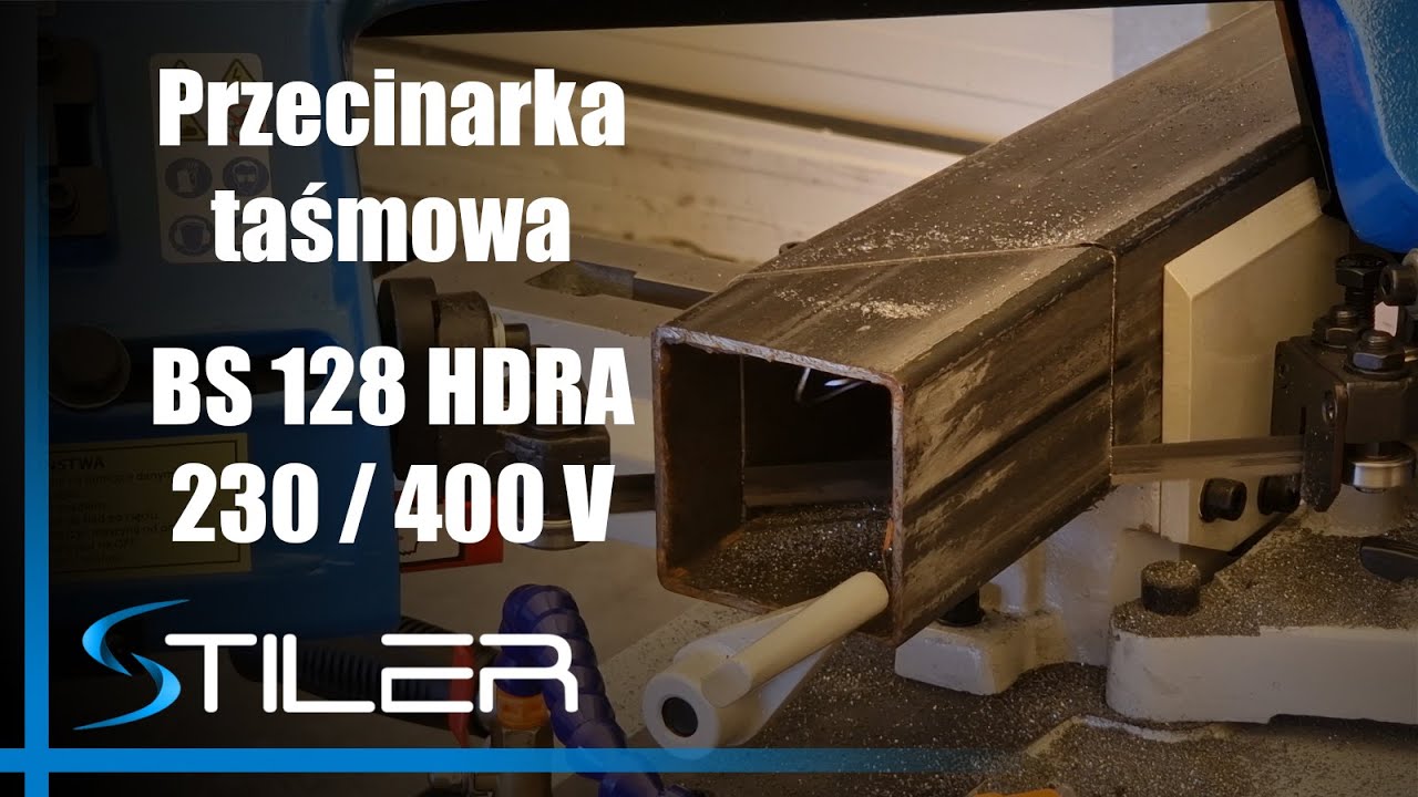 PRZECINARKA TAŚMOWA DO METALU STILER BS 128 HDRA, BAND CUTTING MACHINE