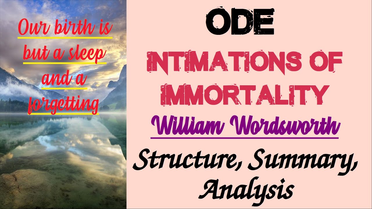 Ode: Intimations of Immortality