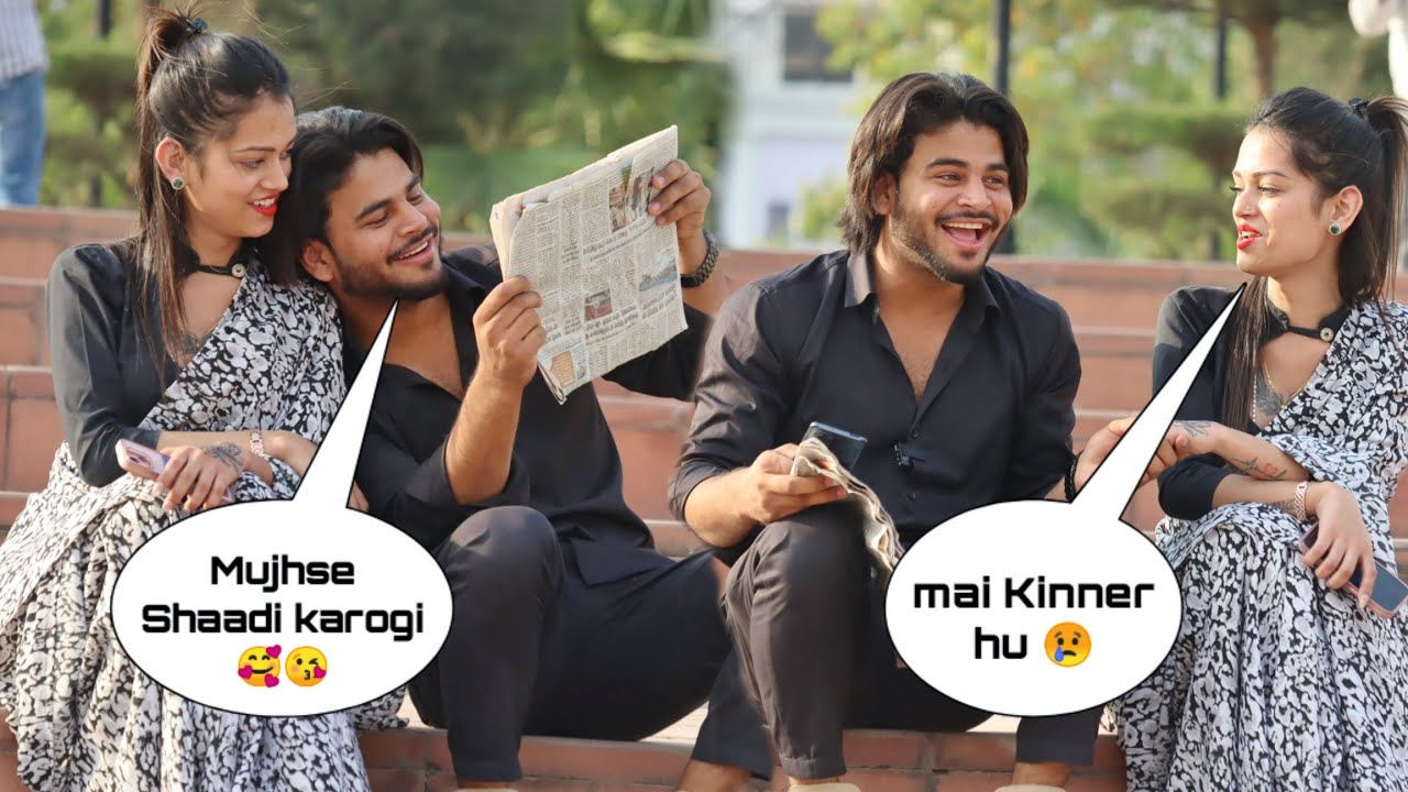 Flirting prank on cute girl 🥰 // Chichora londa