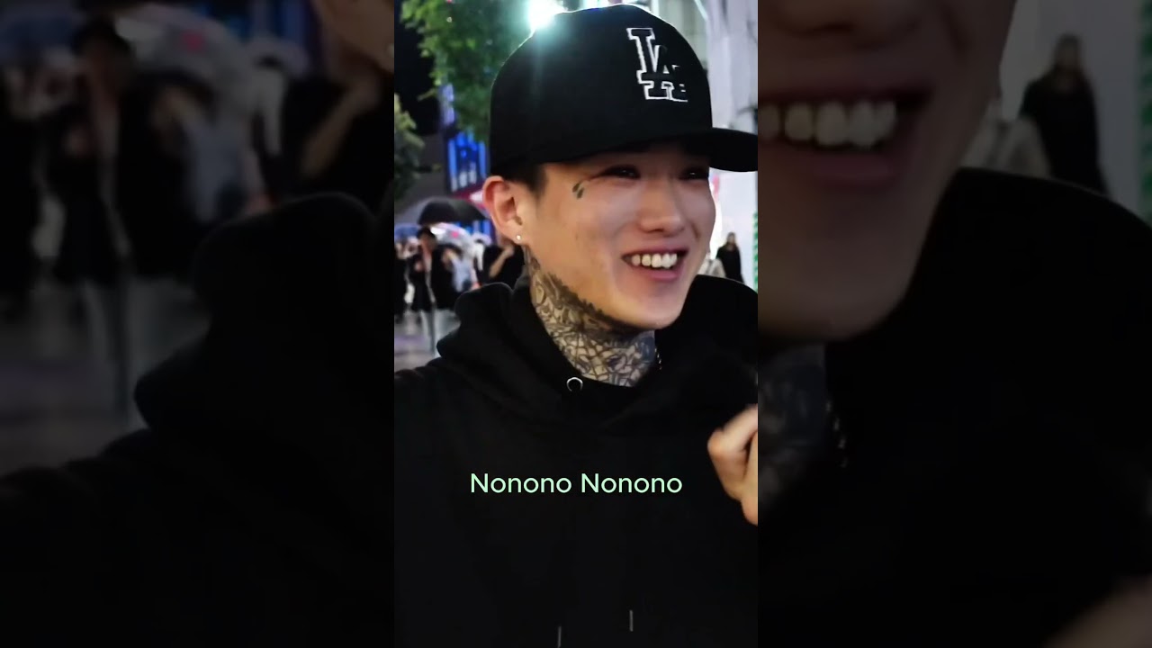 Japanese Ex con/rapper &ldquo;Chucky&rdquo; street interview #streetinterview #tokyo #rapper #japan #prison