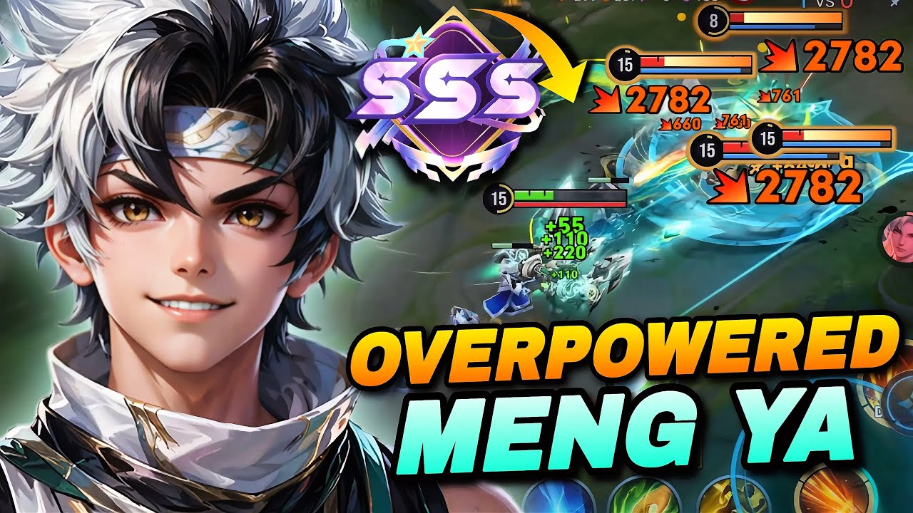 TOP 1 MENGYA OVERPOWERED SEMI TANK BUILD MAKES ENEMIES SURRENDER! | HONOR OF KINGS