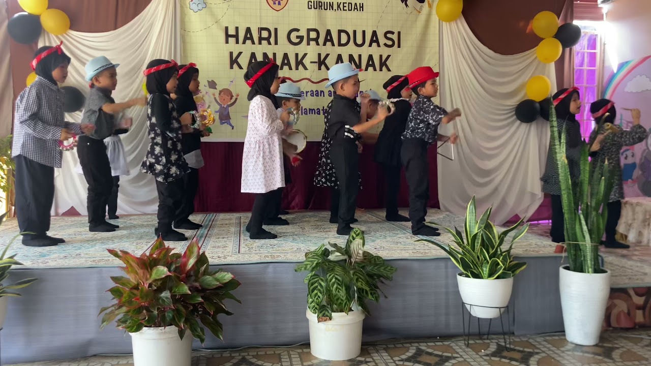 Persembahan  Alat Perkusi Hari Graduasi Kanak-Kanak Tadika Bayu Indah (Lagu : Kelentang Kelentung)