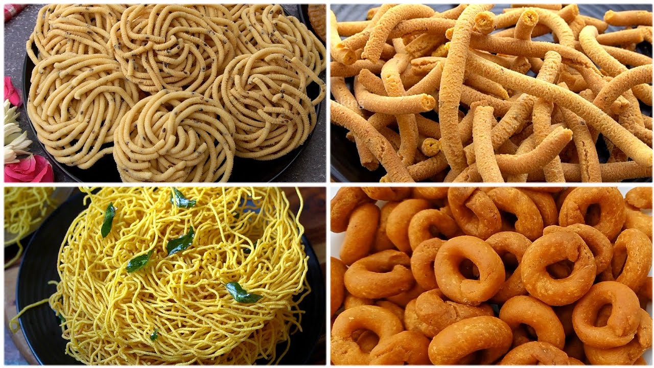 ತುಂಬಾ ಸುಲಭವಾಗಿ ಆಗುವಂತಹ ಅಕ್ಕಿ ಮುರುಕು,ಸೇವ್,ಕೋಡುಬಳೆ, ಗಾತಿಯ,😋| Easy Quick Snacks